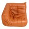 Togo Corner Chair in Cognac Leather by Michel Ducaroy for Ligne Roset, 1970s 3