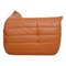 Togo Corner Chair in Cognac Leather by Michel Ducaroy for Ligne Roset, 1970s 4