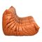 Divano a due posti Togo in pelle color cognac di Michel Ducaroy per Ligne Roset, anni '70, Immagine 5