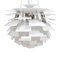 Lámpara colgante Artichoke blanca de Poul Henningsen para Louis Poulsen, Imagen 3