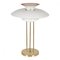 PH-5 Brass Table Lamp with White Shades by Poul Henningsen, 1970s 2