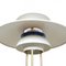 Lampada da tavolo PH 5 in ottone bianco di Poul Henningsen, anni '70, Immagine 6