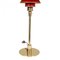 Lámpara de mesa Anniversary Ph 3/2 en rojo con pátina clara de Poul Henningsen para Louis Poulsen, Imagen 5