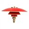 Red Anniversary Ph 3/2 Table Lamp with Light Patina by Poul Henningsen for Louis Poulsen, Image 4