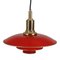 Red Anniversary 3/2 Pendant Lamp by Poul Henningsen for Louis Poulsen, 1980s, Image 1