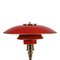Lámpara de mesa Anniversary 3/2 en rojo de Poul Henningsen para Louis Poulsen, Imagen 2