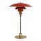 Red Anniversary 3/2 Table Lamp by Poul Henningsen for Louis Poulsen 1