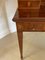 Antique Victorian Inlaid Mahogany Freestanding Desk, 1880s, Image 23