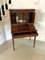 Antique Victorian Inlaid Mahogany Freestanding Desk, 1880s, Image 3