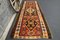 Vintage Turkish Orange, Brown and Green Wool Area Rug 3