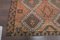 Alfombra de pasillo turca vintage de lana neutra, Imagen 6