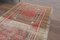 Turkish Distressed Red, Beige and Brown Runner Rug 7