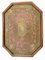 Antikes islamisches Tablett mit Kupfer Intarsie und Messing, 1948 3