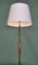 Danish Gold Metal Floor Lamp, 1960s 4