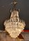 Lámpara de araña vintage de cristal, años 40, Imagen 13