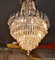 Vintage Crystal Chandelier, 1940s, Image 6