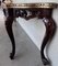 Large French Regency Carved Console Table in Walnut with Tilted Edges, 1920 6