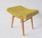 Mid-Century Czechoslovakian Footrest in Yellow from West Slovak Furniture Races, 1960s 8