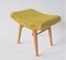 Mid-Century Czechoslovakian Footrest in Yellow from West Slovak Furniture Races, 1960s, Image 8