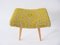 Mid-Century Czechoslovakian Footrest in Yellow from West Slovak Furniture Races, 1960s 3