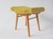 Repose-Pieds Mid-Century Jaune de West Slovak Furniture Races, 1960s 4