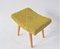 Mid-Century Czechoslovakian Footrest in Yellow from West Slovak Furniture Races, 1960s, Image 7