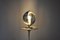 Lámpara de mesa Moon atribuida a Henri Mathieu, años 70, Imagen 4