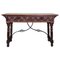 Vintage Baroque Trestle Refectory Desk in Walnut, 1920, Image 1