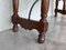 Vintage Baroque Trestle Refectory Desk in Walnut, 1920, Image 9