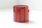 Italian Model 780 Nesting Tables in Red by Vico Magistretti for Cassina, Set of 4 1