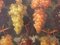 German School Artist, Still Life with Wine Grapes, 18th Century, Oil on Canvas, Framed 10