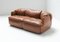 Confidential Sofa aus cognacfarbenem Leder von Alberto Rosselli für Saporiti 14