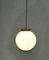 Round White Opaline Lamp, 1930s, Image 5