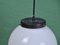 Round White Opaline Lamp, 1930s 4