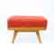 Mid-Century Czechoslovakian Ottoman in Beech from Tatra, 1965 1