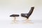 Vintage Siesta Chair and Ottoman by Ingmar Relling for Westnofa, 1960s, Set of 2 1