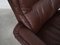 Danish Leather Swivel Armchair from Skippers, 1970s, Image 14