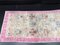 Small Beige and Pink Hand Knotted Wool Area Rug 6