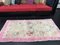 Small Beige and Pink Hand Knotted Wool Area Rug 5