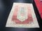 Antique Modern Red with Gray Faded Area Rug 2