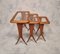 Nesting Tables attributed to Raphaël Raffel for Merisier, 1955, Set of 3, Image 6