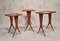 Nesting Tables attributed to Raphaël Raffel for Merisier, 1955, Set of 3, Image 10