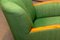 Green Wool and Elm Club Chair in the style of Fritz Hansen, 1940s, Image 4