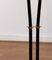 Swedish Black and Brass Double Shade Floor Lamp, 1940s 7