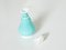 Turquoise Opal Glass Bottle Flacone with Stopper from Barovier & Toso, 1950s, Image 5