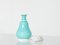 Botella de vidrio opalino turquesa con tapón de Barovier & Toso, años 50, Imagen 6