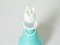Turquoise Opal Glass Bottle Flacone with Stopper from Barovier & Toso, 1950s 4