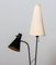 Black and Brass Floor Reading Lamp attributed to Hans Bergström for Attaljé Lyktan, 1950s 3