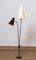 Black and Brass Floor Reading Lamp attributed to Hans Bergström for Attaljé Lyktan, 1950s, Image 1