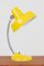 Gelbe Tischlampe mit Schwanenhals, 1960er 1